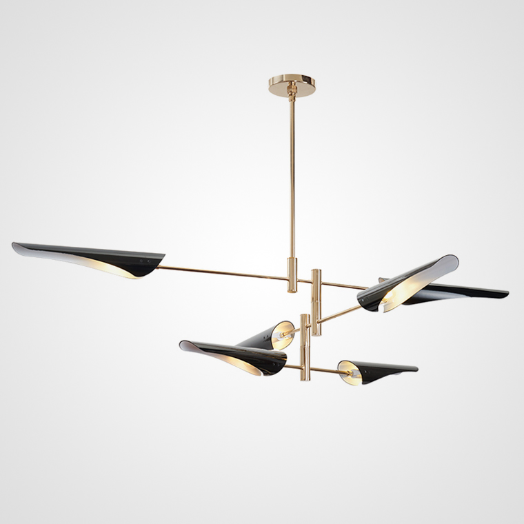 Люстра Cross cable no 407 D145 6 lights Black by ImperiumLoft