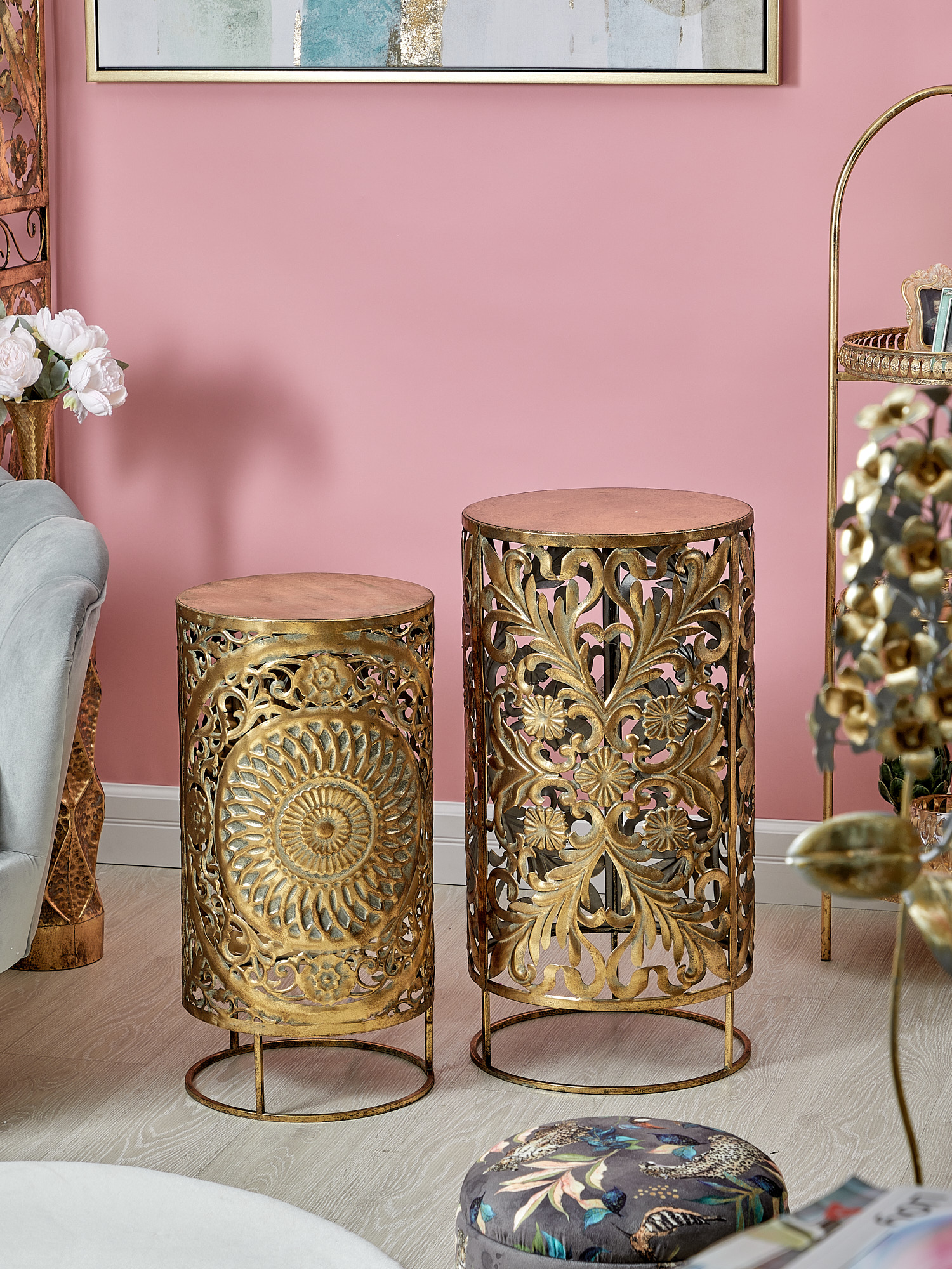 Столики интерьерные Эфиопия, набор Glasar 57-218