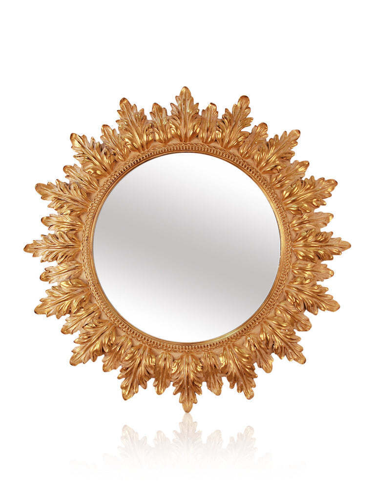Настенное зеркало в круглой раме Альба Louvre Home LH154