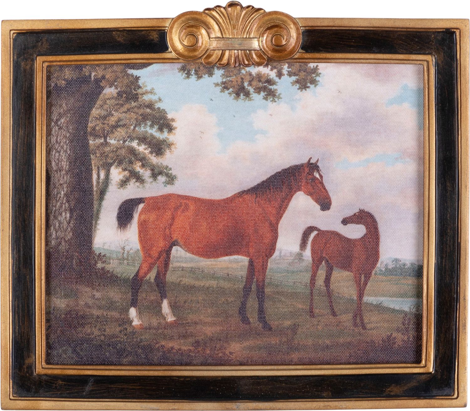 Картина настенная Лошади, под старину, масло Glasar 28-683