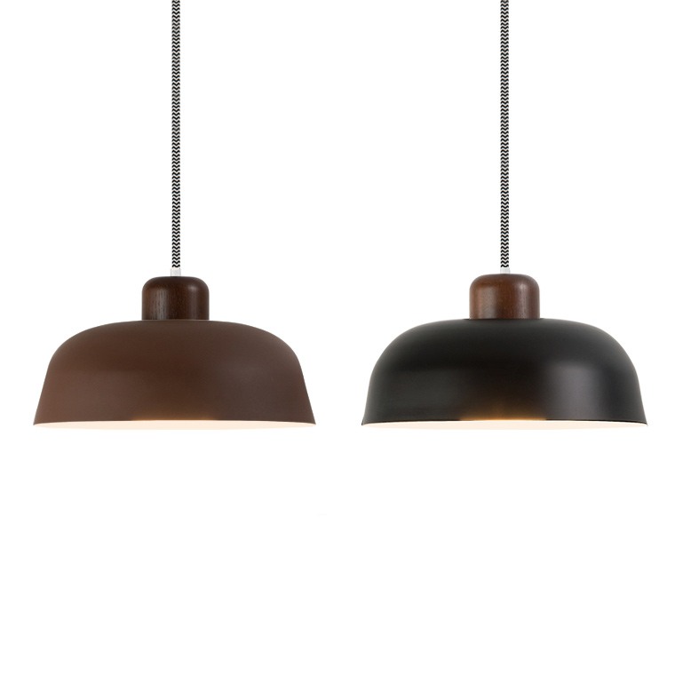 Подвесной светильник WILLES D30 White Dark Brown by ImperiumLoft