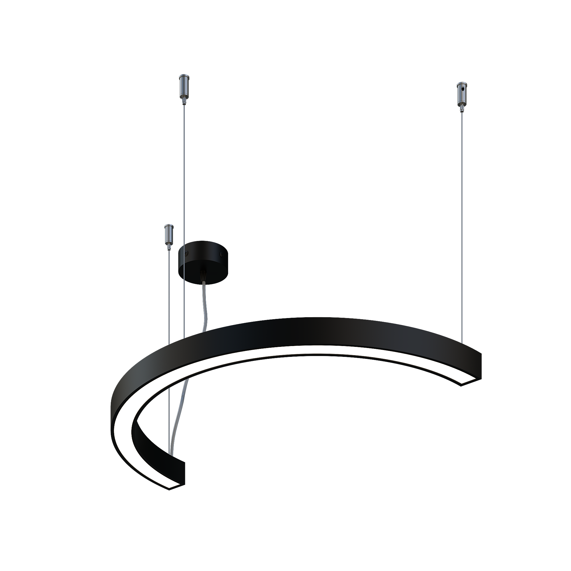 Светильник  полукруг подвесной Estetta HEMICYCLE-60-27-WH-WW