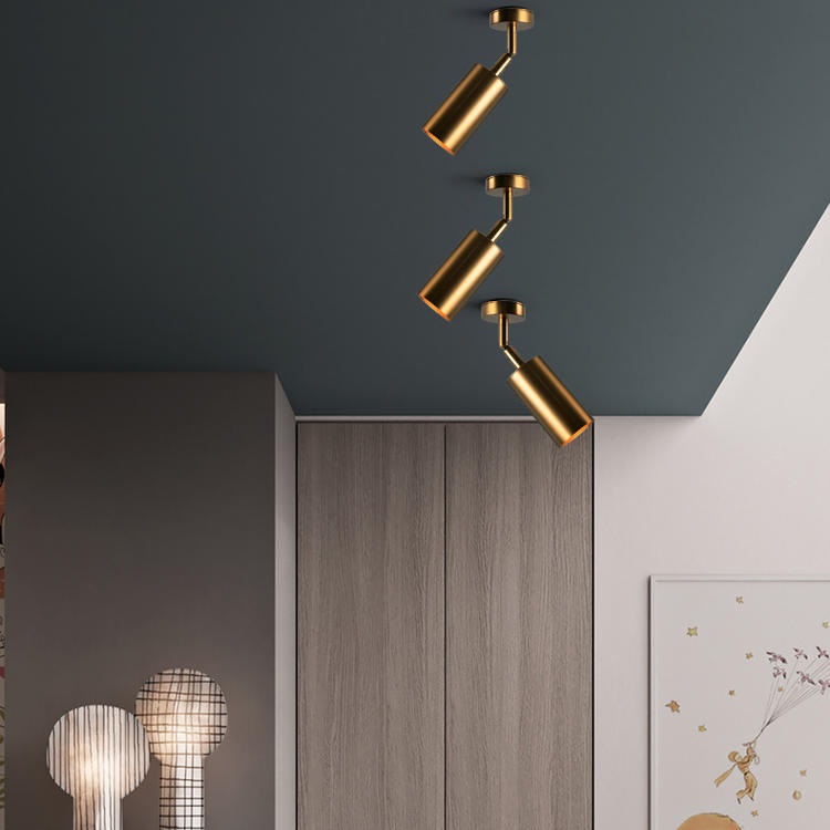 Точечный светильник на потолочной стойке LINO B by ImperiumLoft