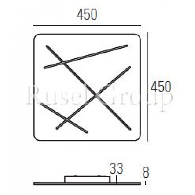 Потолочный светильник Linea Light NEXT 7441