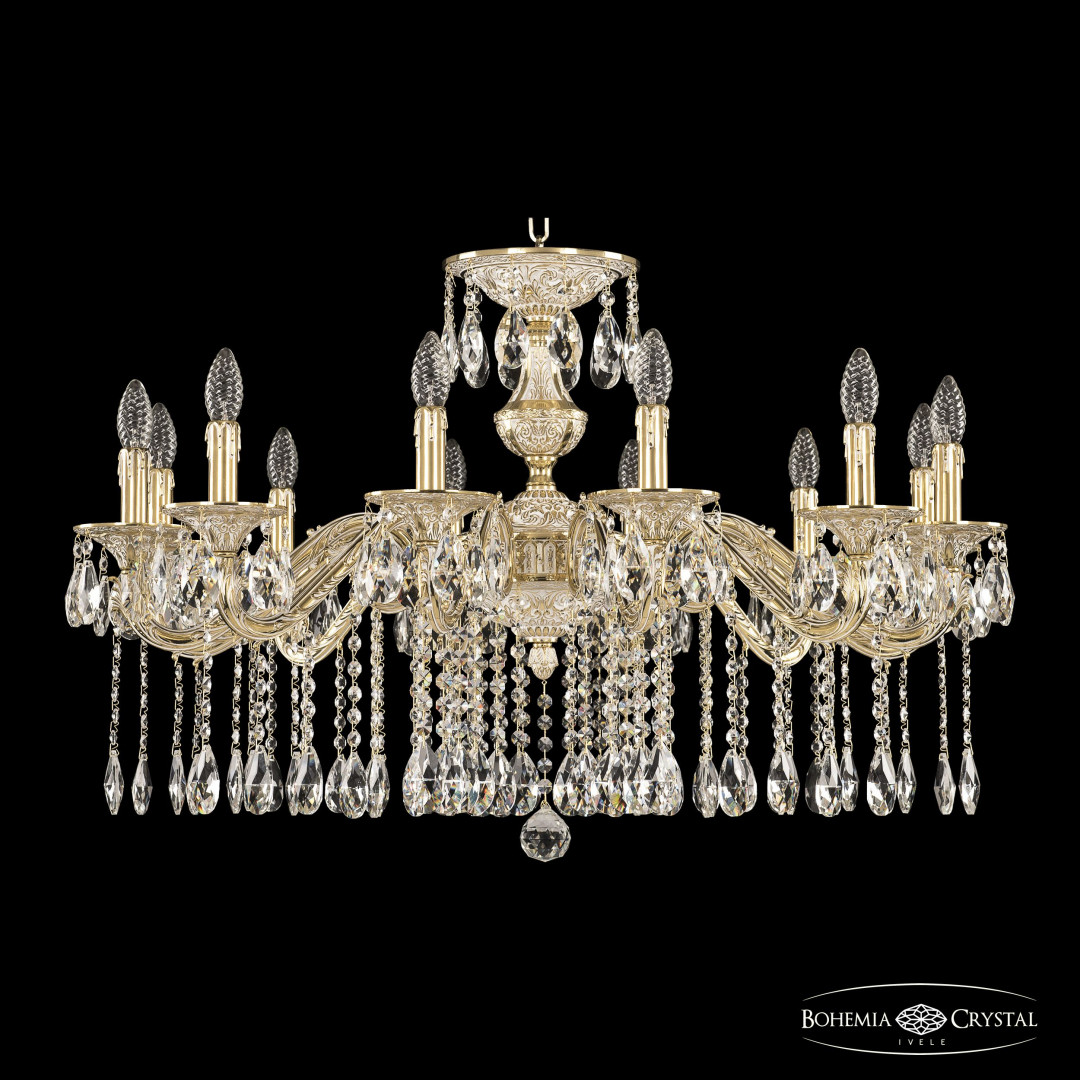 Люстра бронзовая с хрусталём 71202/12/300 A GW