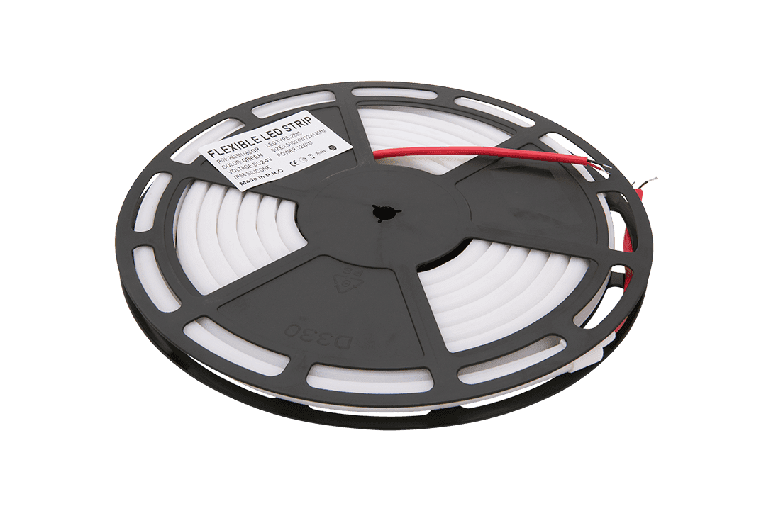 Термостойкая светодиодная лента зеленого свечения SWG NE8180-24-12-G-68