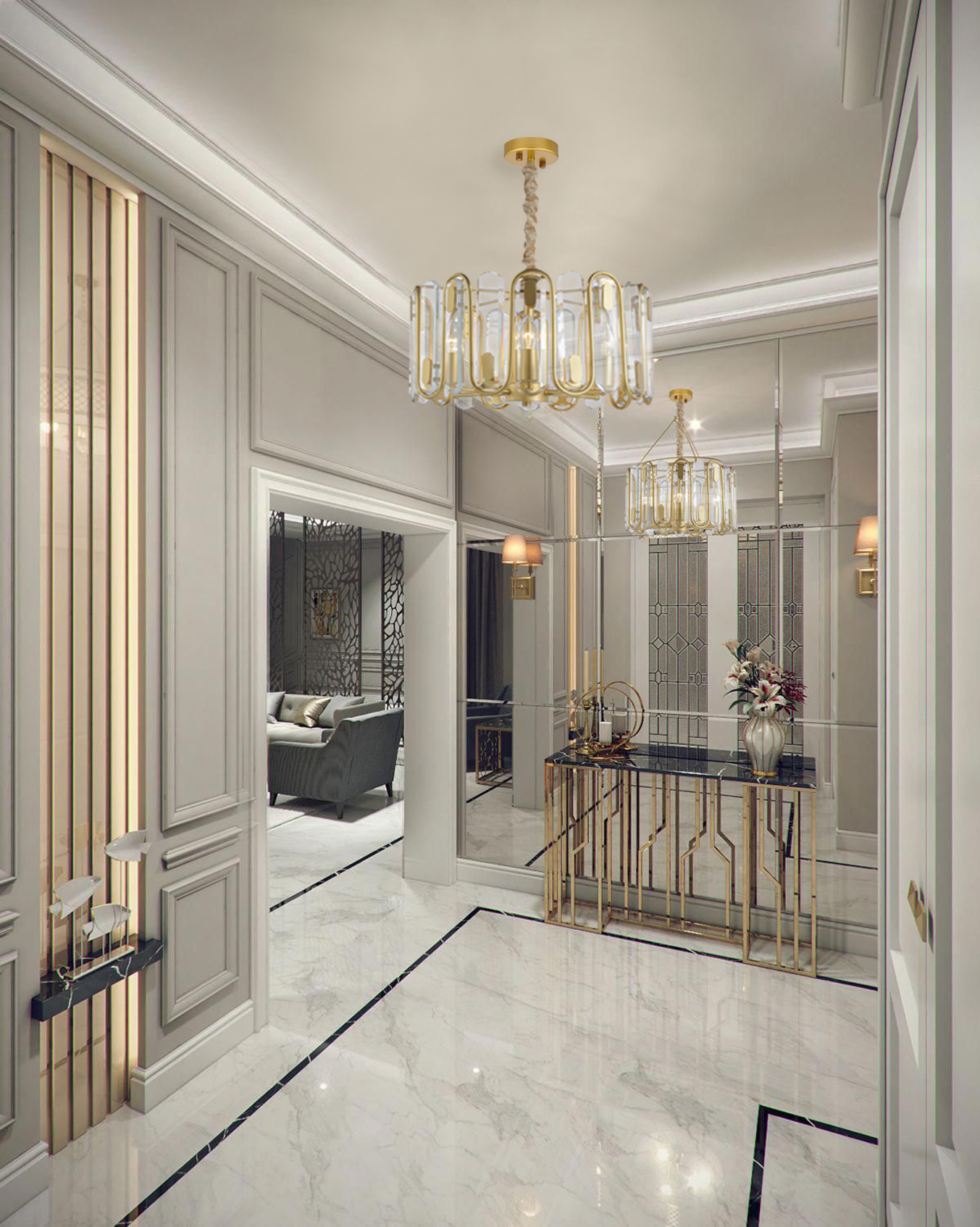 Люстра Milosh 0810CL-6GD