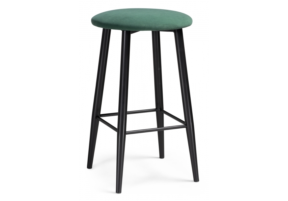 Барный стул Woodville Гангток катания изумруд / черный матовый 469982