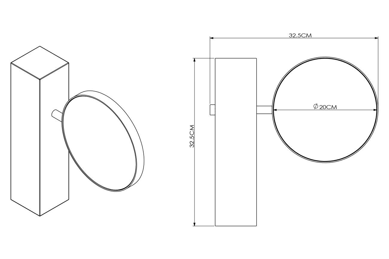 Зеркало настольное на подставке Garda Decor 19-OA-9896