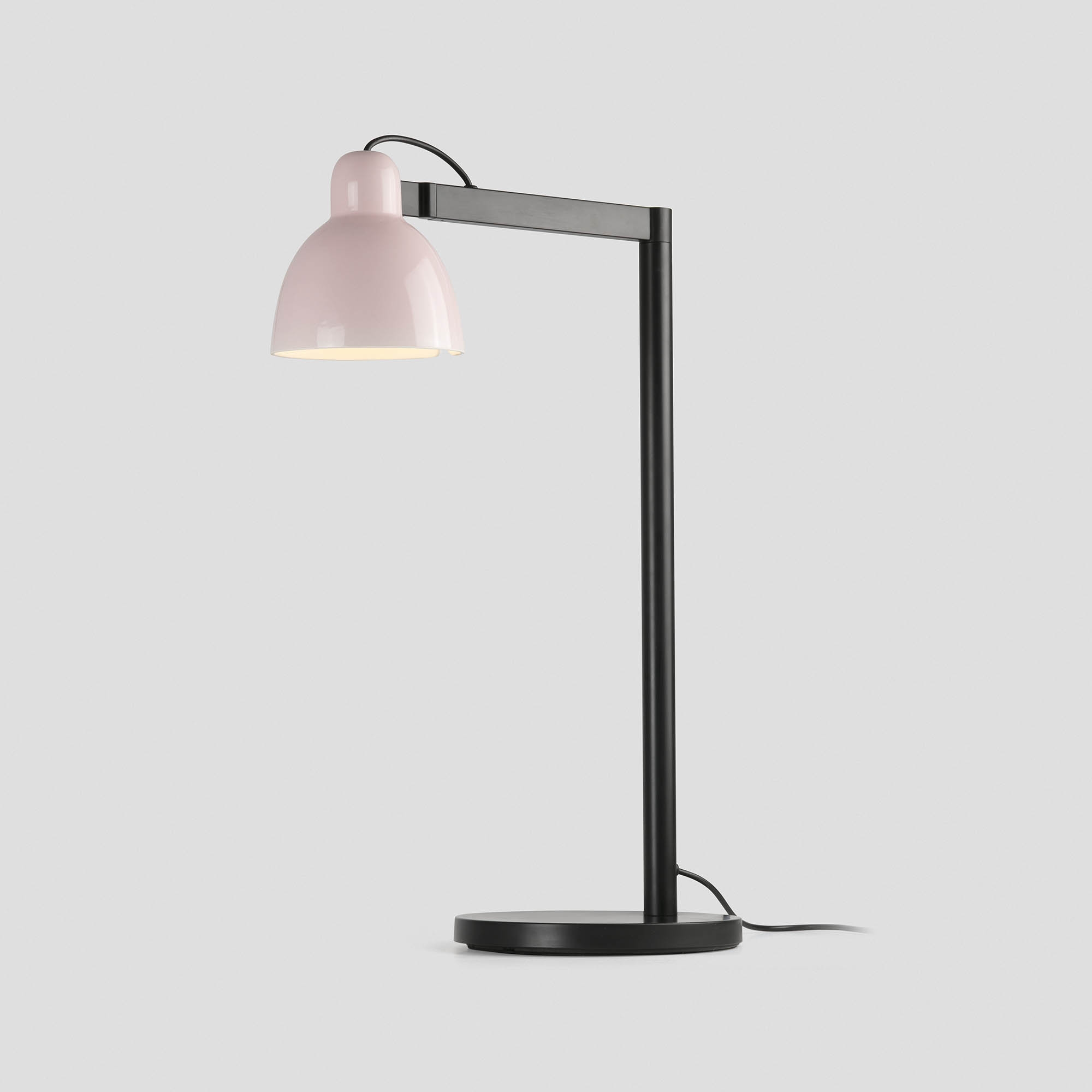 Розовая настольная лампа Venice 1xE27 Faro