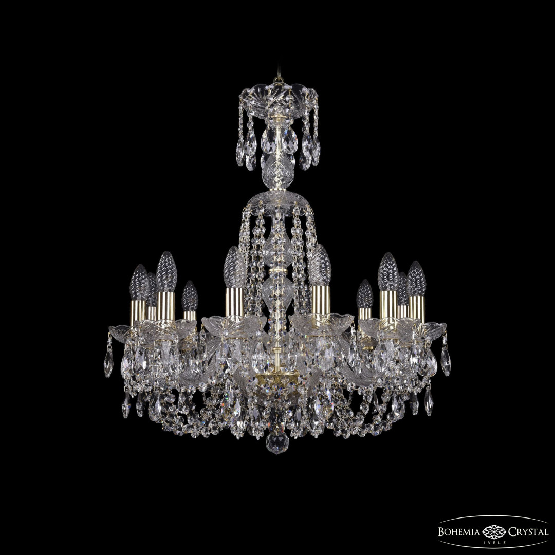 Люстра хрустальная 1402/12/195/XL-64 G