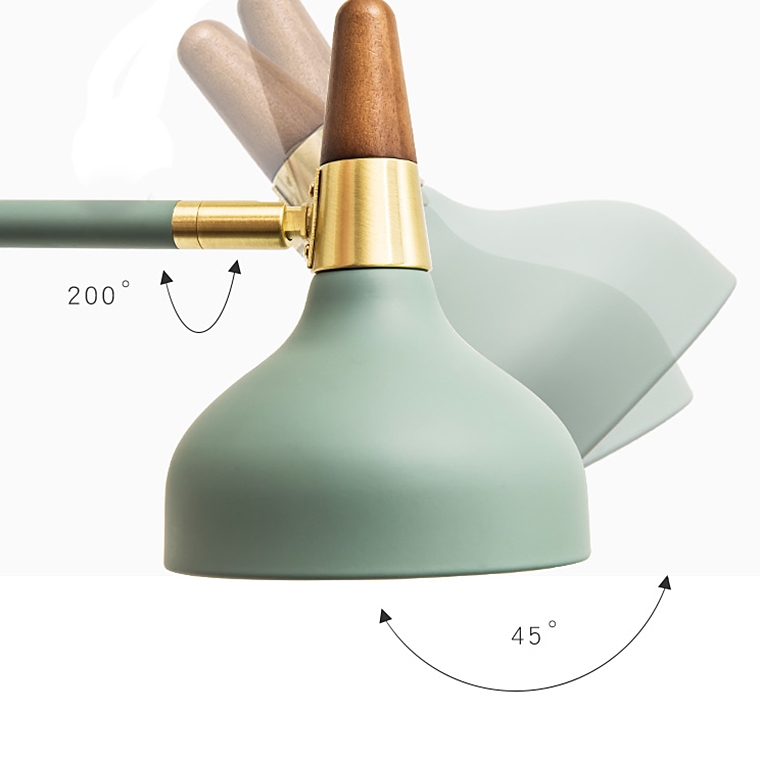 Люстра на штанге OPLAND A 5 lamps White by ImperiumLoft