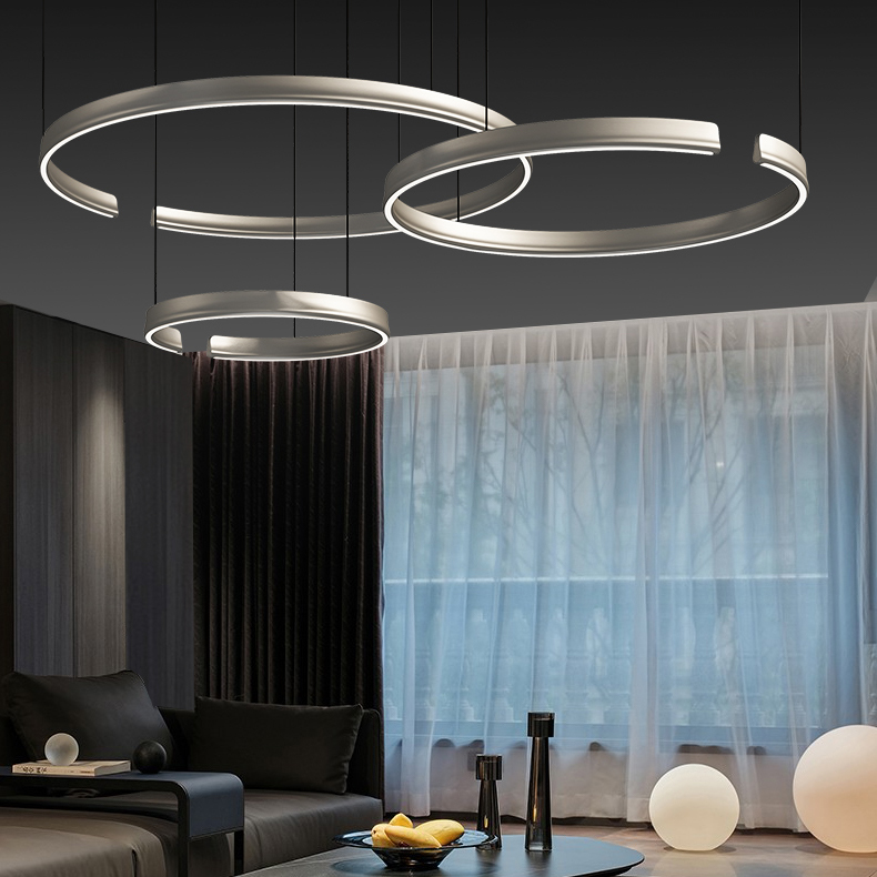 Подвесная люстра VEIKKO COMBO D45+65+65+85 Chrome by ImperiumLoft