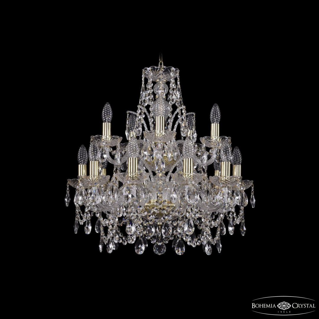 Люстра хрустальная 1411/10+5/195/2d G