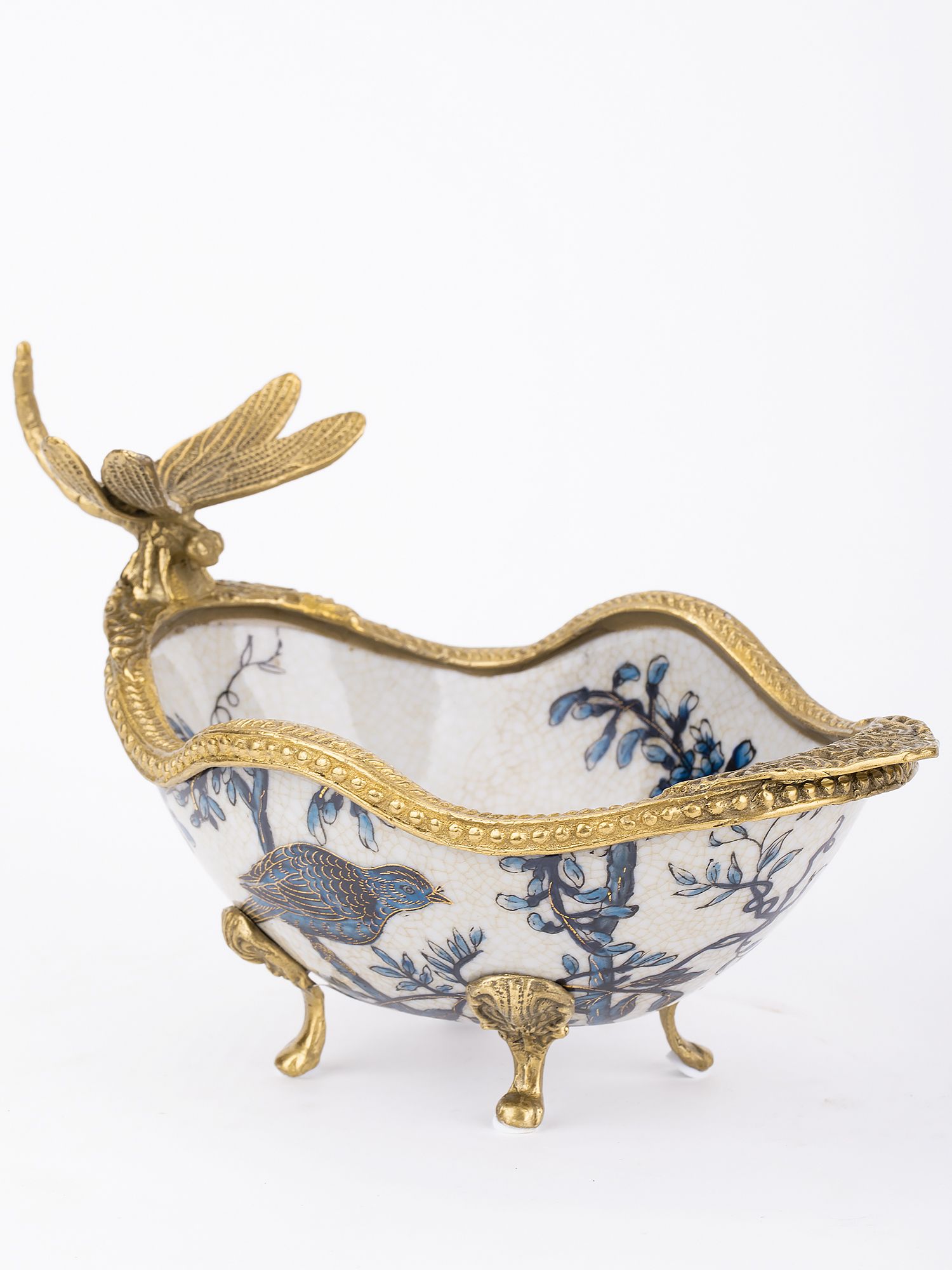 Чаша со стрекозой Glasar 31G1882/D544C/HX1611