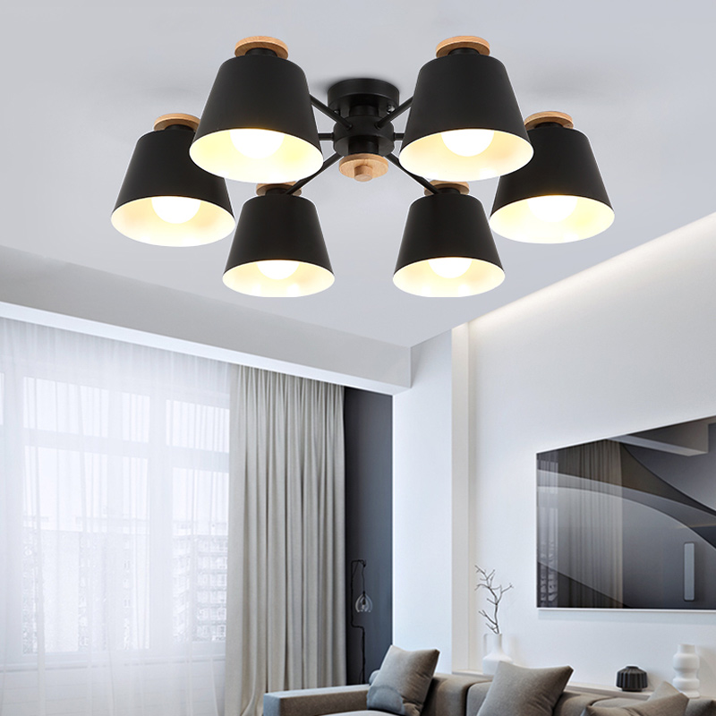 Люстра на штанге SCAD D80 Black by ImperiumLoft