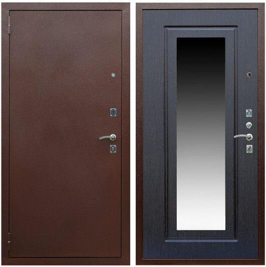 Дверь входная Graf Эконом Антик медь / МДФ 16 мм ФЛЗ-120 Венге