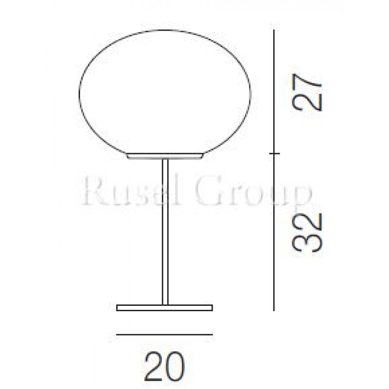 Настольная лампа Vistosi LUCCIOLA LT 30 P
