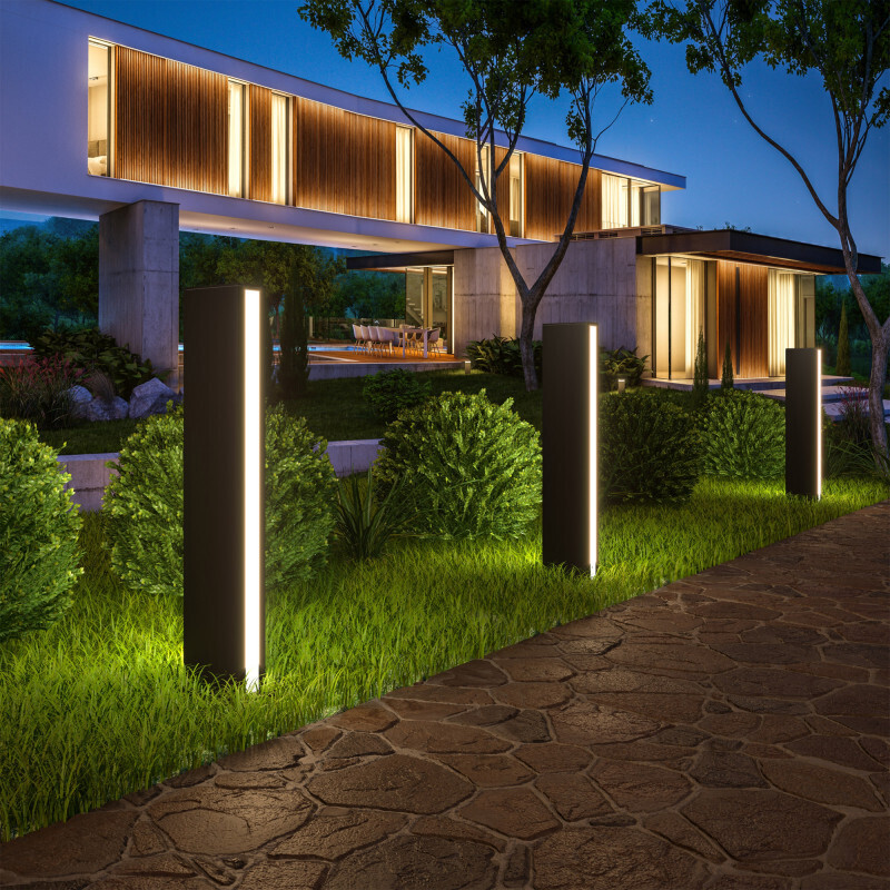 Садовый светильник Elektrostandard 1538 TECHNO LED чёрный