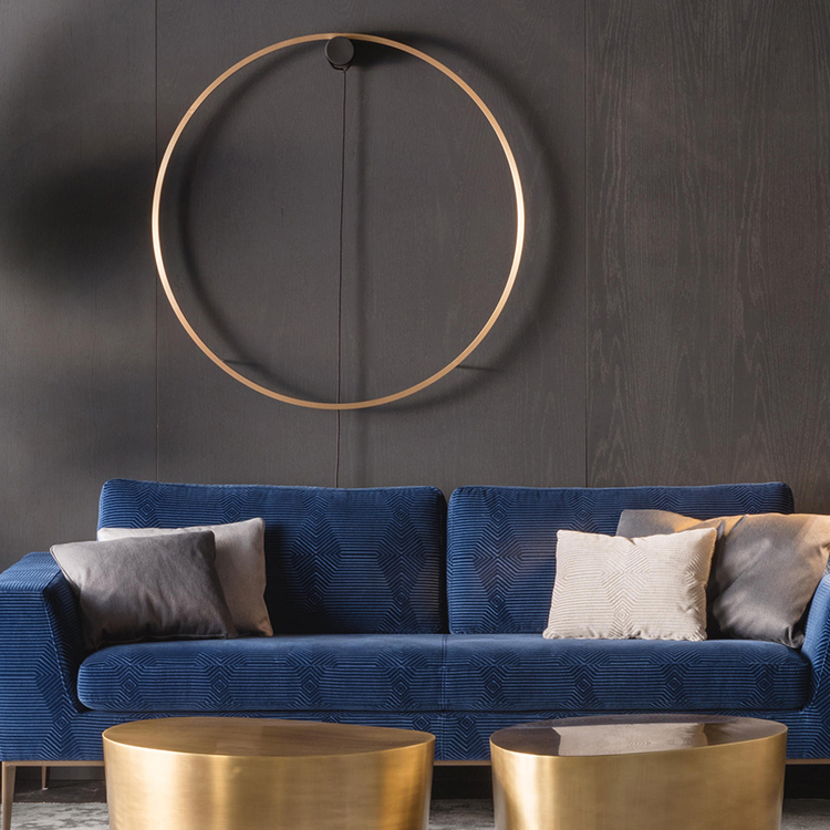 Настенный светильник WILD RING B D100 Brass by ImperiumLoft