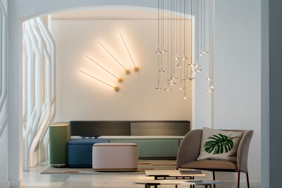 Настенный/Потолочный светильник Catellani & Smith Light stick V nickel Настенный/Потолочный светильник Catellani & Smith Light stick V nickel