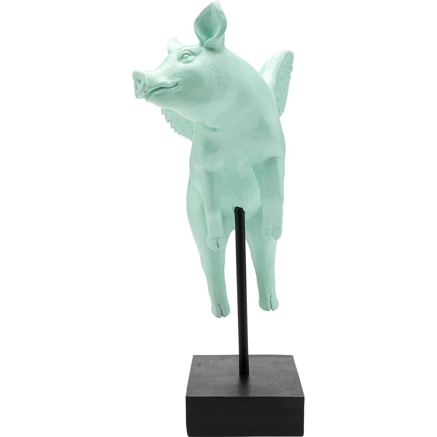Фигура декоративная Flying Pig Turquoise 29cm KARE 56905