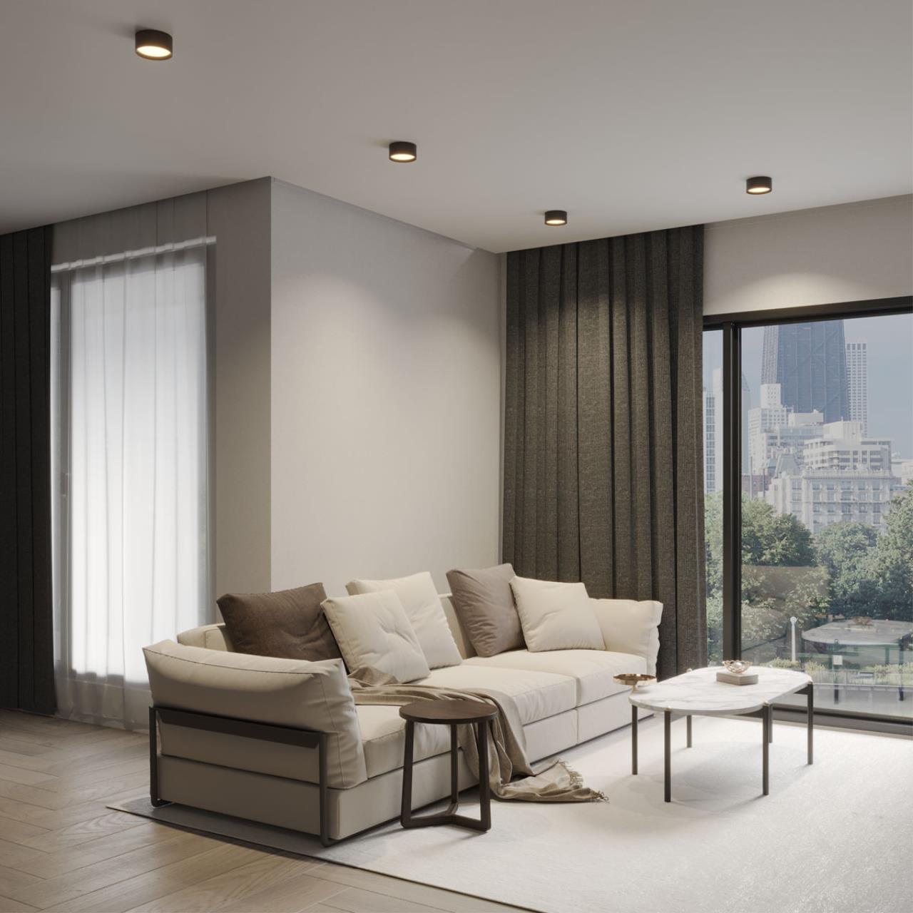 Светильник накладной светодиодный с переключателем цветовой темперетуры Novotech 359597 Светильник накладной светодиодный с переключателем цветовой темперетуры Novotech 359597