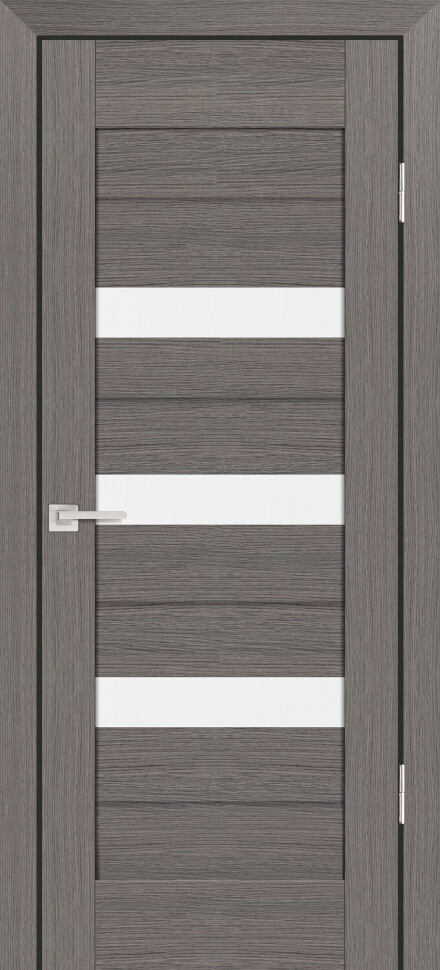 Межкомнатная дверь Graf PS-09 белый сатинат Грей Мелинга (2000 х 700)