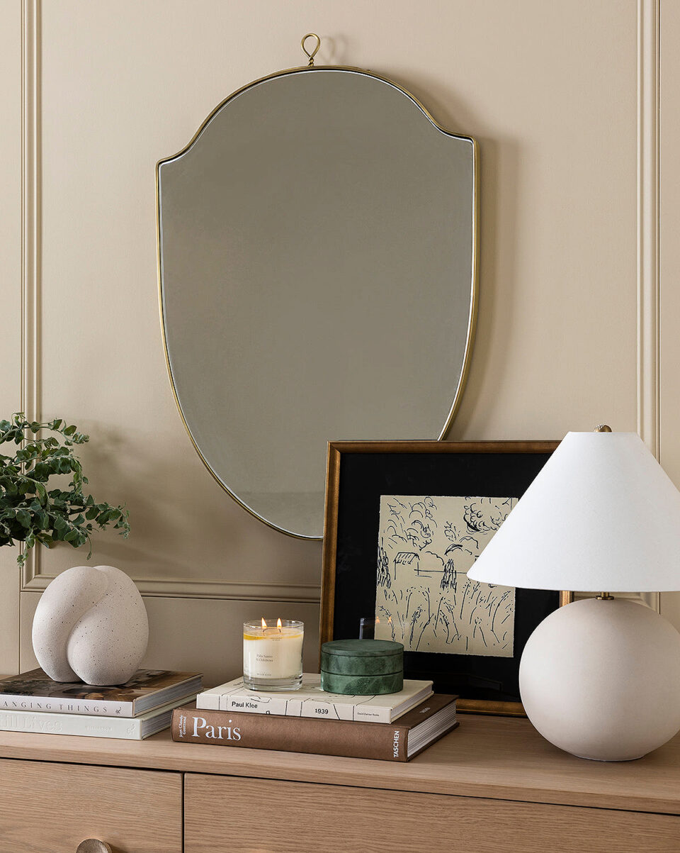 Настенное зеркало Руан Louvre Home DWM120824PND