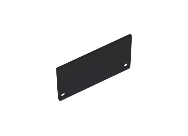 Боковая глухая заглушка для профиля Donolux CAP18511Black