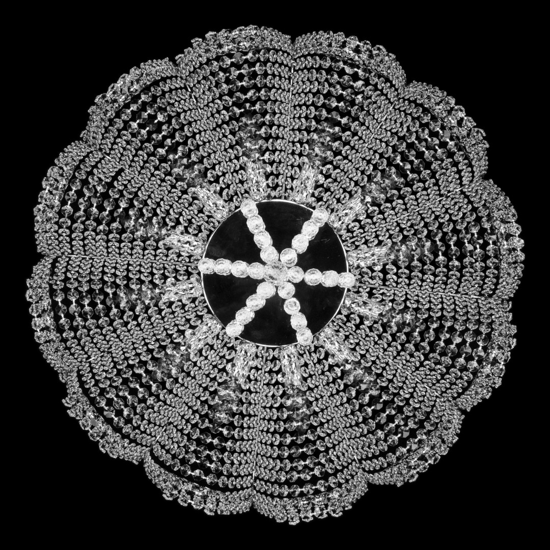 Потолочный светильник хрустальный 77081/67 Ni Bohemia Ivele Crystal