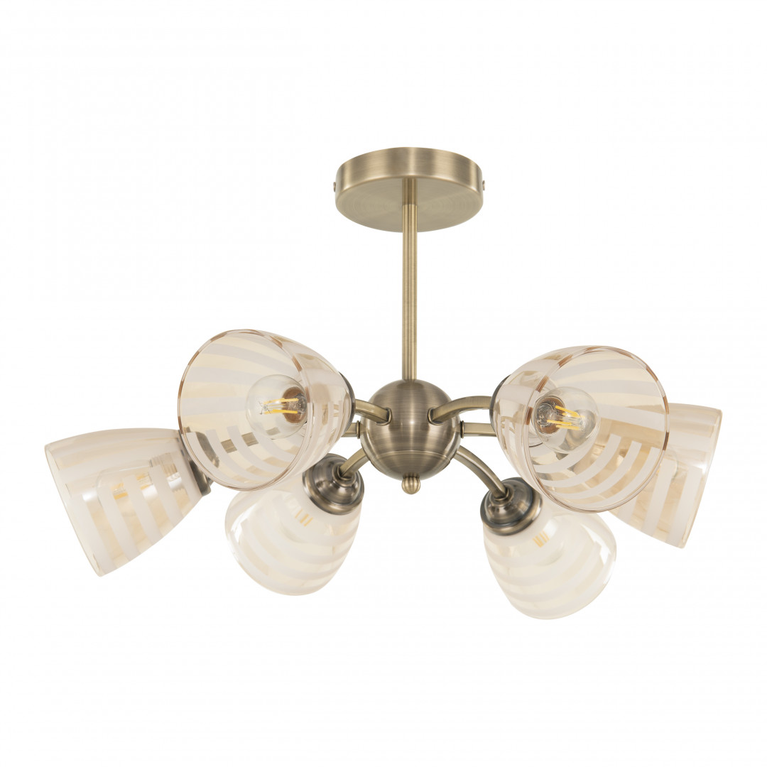 Люстра с плафонами 320107/3+3 AB Arte Milano