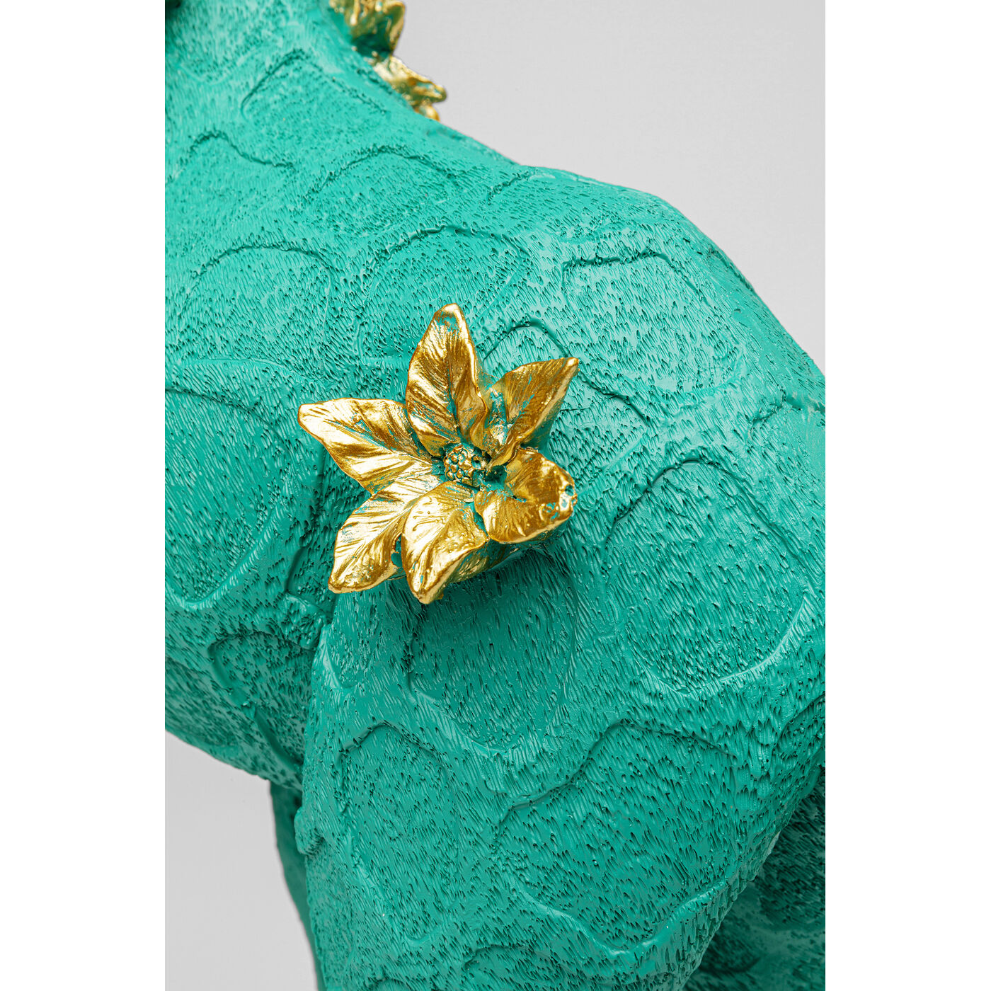 Фигура декоративная Flower Giraffe Green 76cm KARE 57257