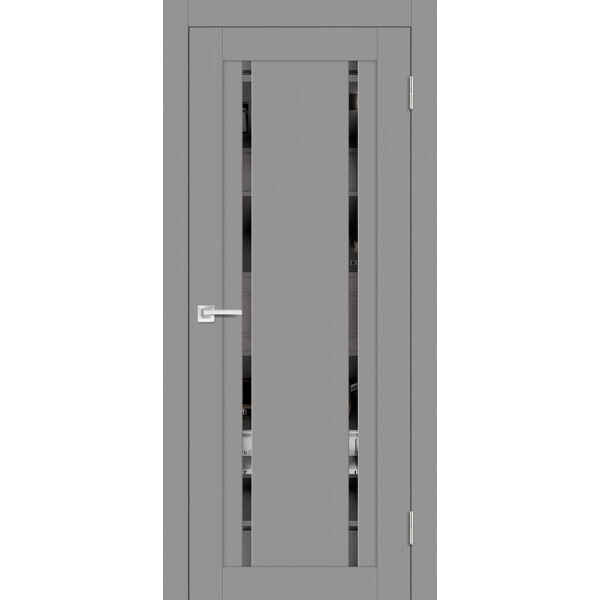 Межкомнатная дверь Graf PST-9 Зеркало тонированное серый бархат (2000 х 900)