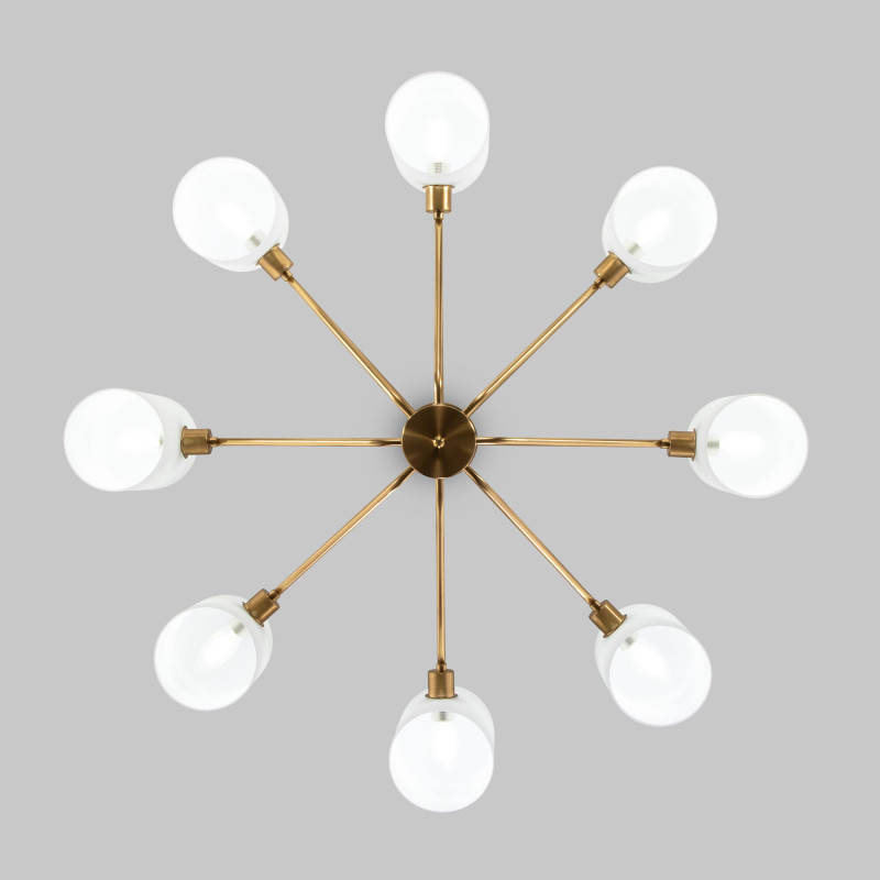 Люстра на штанге Eurosvet 60157/8 латунь