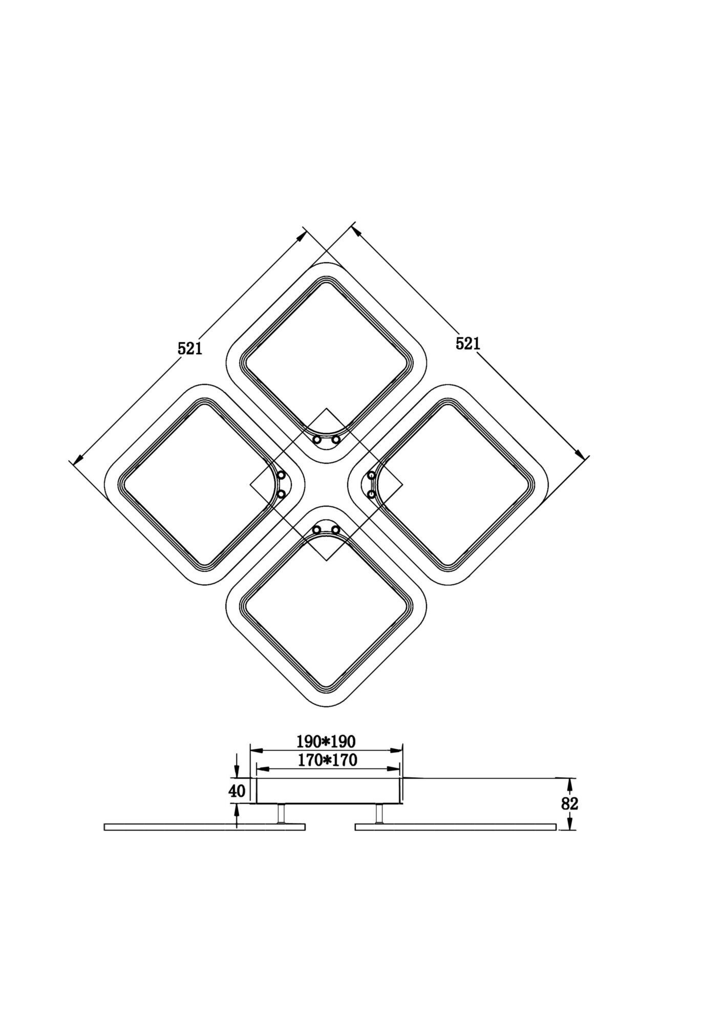 Потолочный светильник Freya FR10020CL-L70W