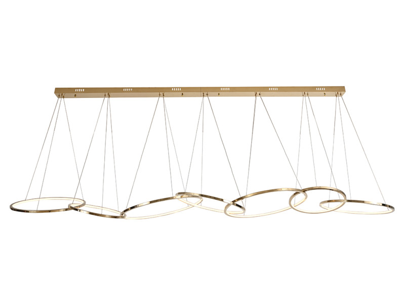 Подвесная люстра Newport 15207/S champagne gold