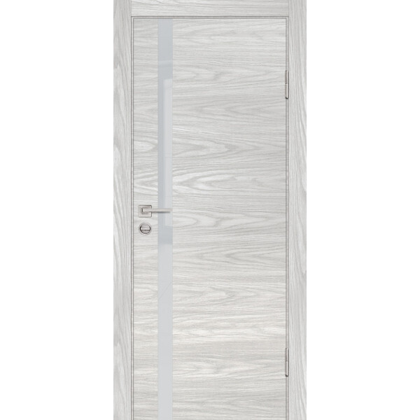 Межкомнатная дверь Graf P-8 лунный лакобель Дуб скай бежевый (2000 х 800)