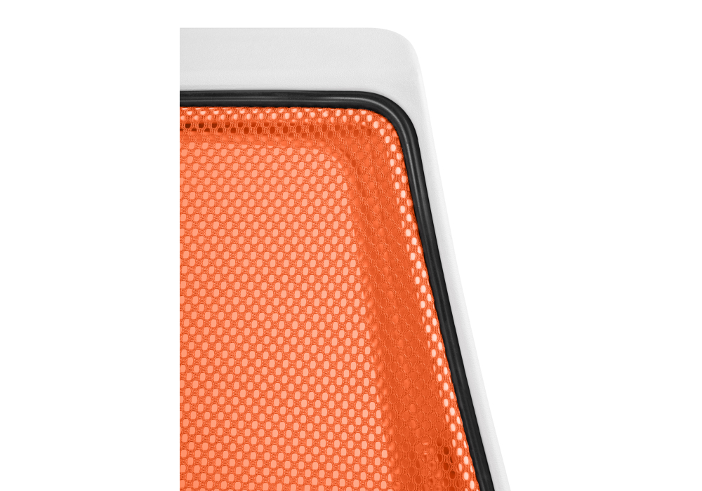 Компьютерное кресло Woodville Ergoplus orange / white 15373