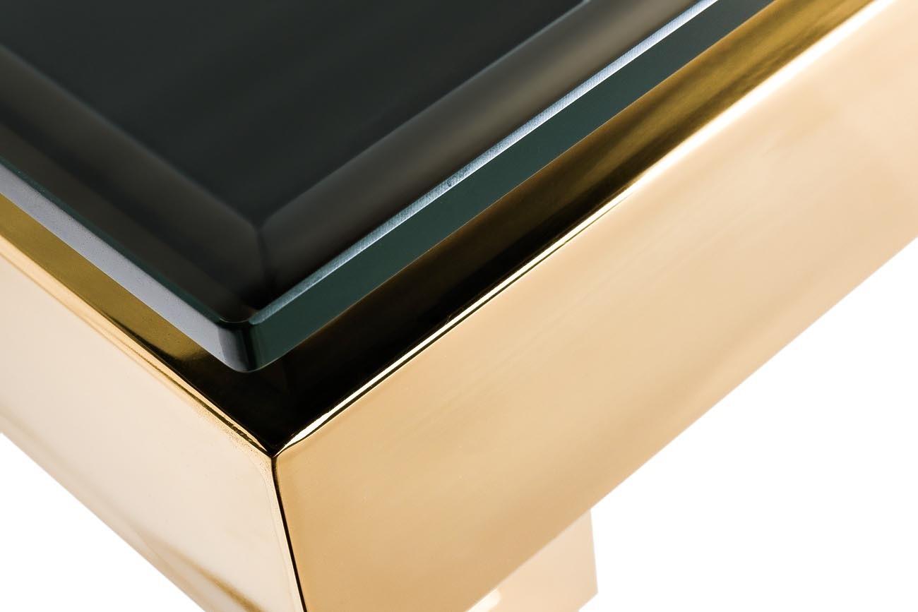 Консоль Marbella черная/золото Garda Decor 58DB-CST18166