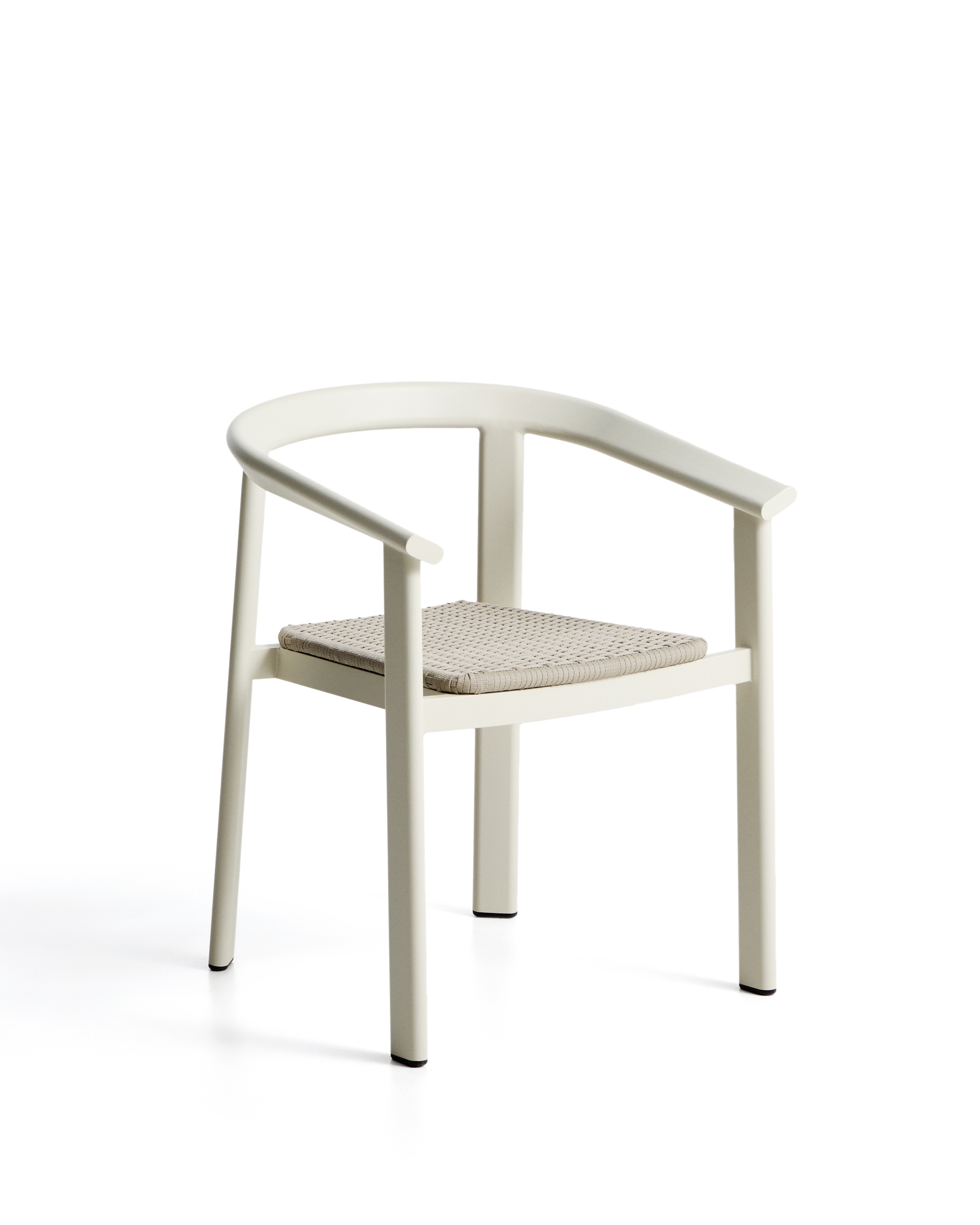 Уличный стул Erice из алюминия и шнура цвета экрю La Forma 482225
