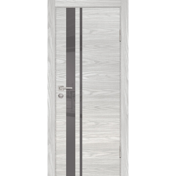 Межкомнатная дверь Graf P-16 серый лакобель Дуб скай бежевый (2000 х 900)