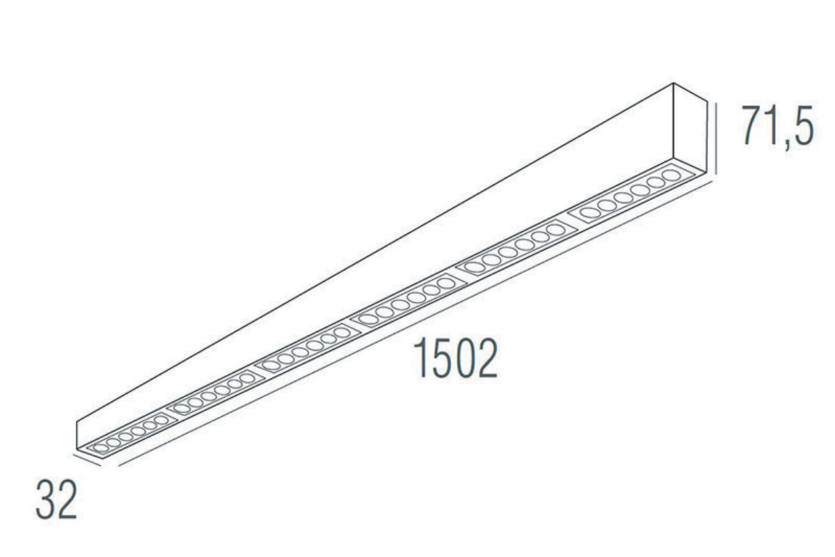 Подвесной светодиодный светильник Donolux DL18515S121A36.48.1500BB