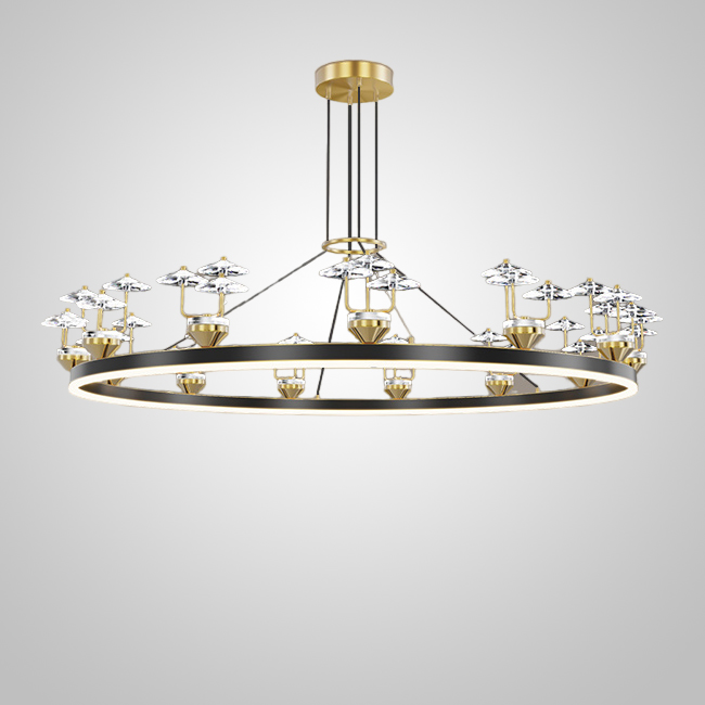 Подвесная люстра DOVRA D120 Black by ImperiumLoft