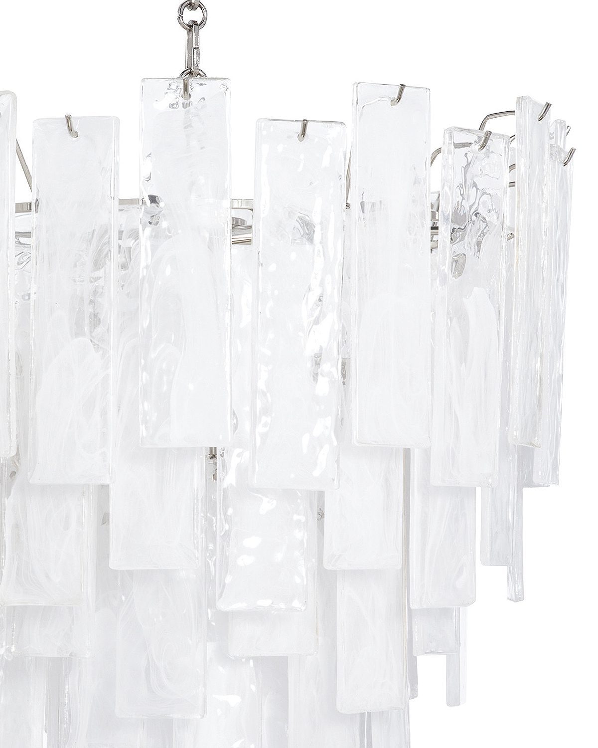 Серебряная люстра Рейнар Louvre Home JJ10211-8D polished nickel