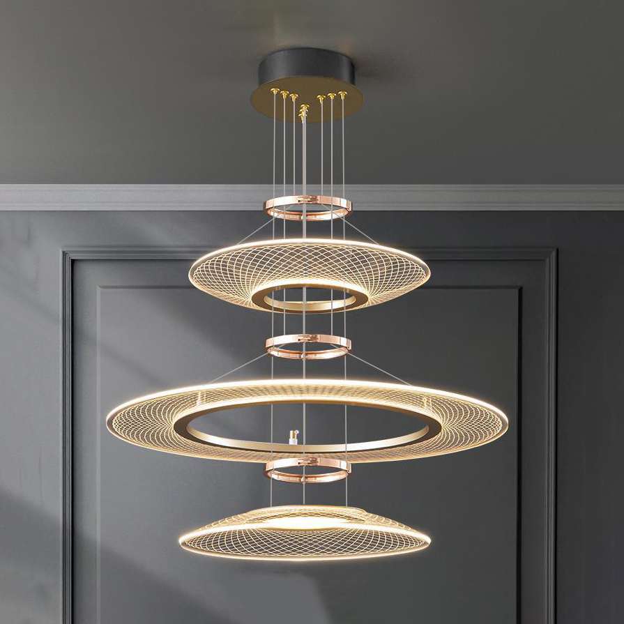 Кольцевая люстра ISTRAL D38+60+38 by ImperiumLoft