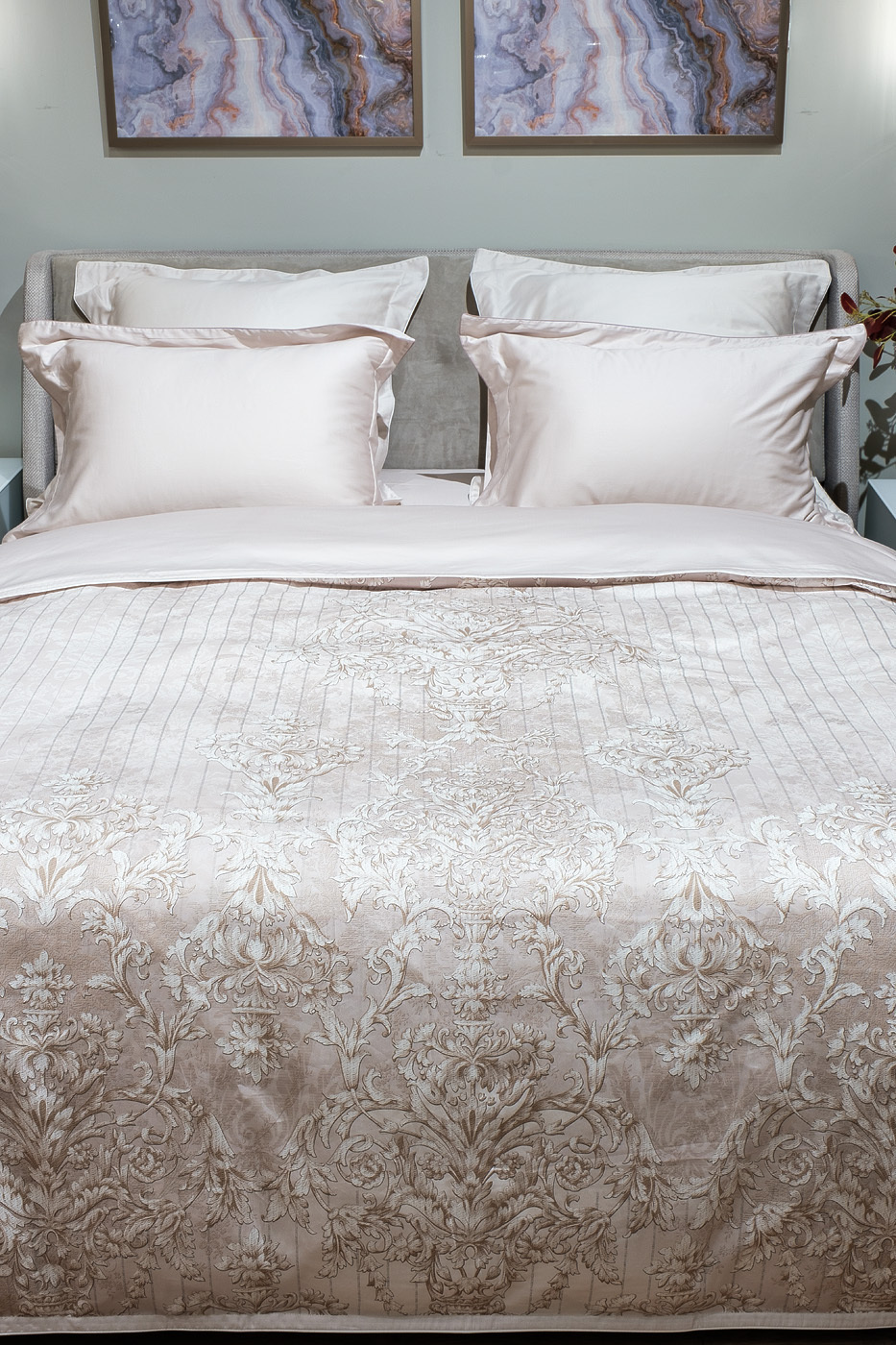 Пододеяльник сатиновый "Эстетика" 220х200см с принтом Garda Decor 107TD-D0033FG-POD EST PR