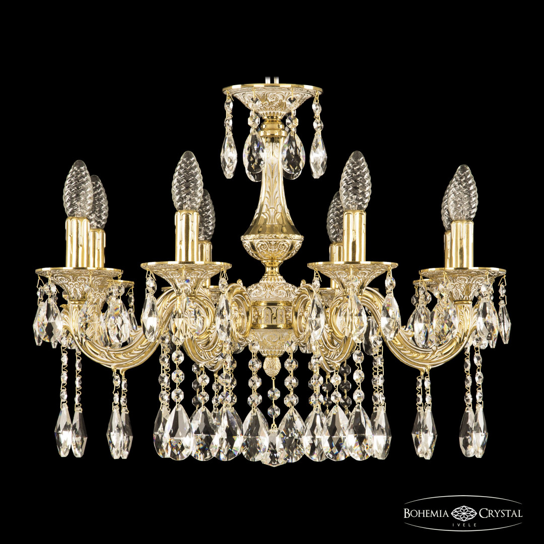 Люстра бронзовая с хрусталём 71101/8/175 A GW