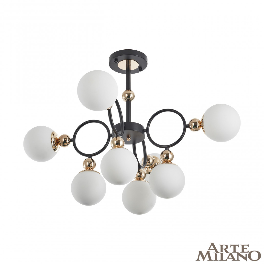 Люстра 274307/8 BK/GD Arte Milano