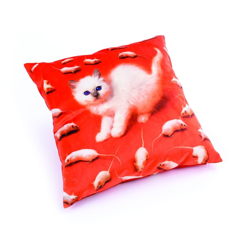 Подушка Seletti Toiletpaper Kitten 02320